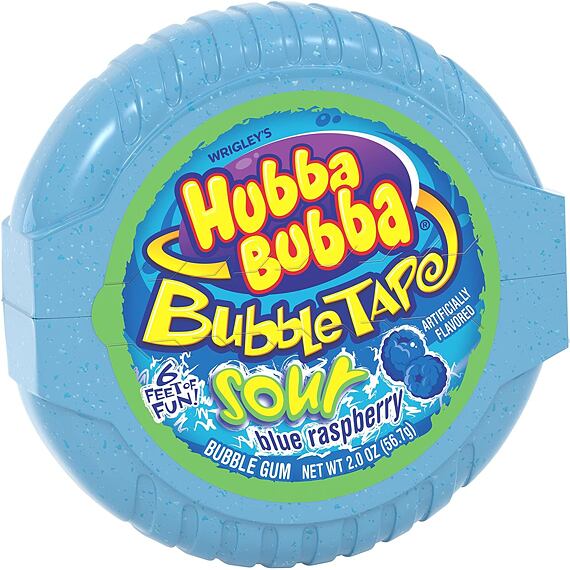 Hubba Bubba Bubble Tape Sour Blue Raspberry 56,7 g
