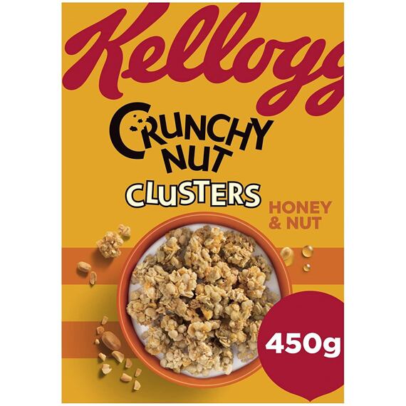 Kellogg's Crunchy Nut Clusters Honey & Nut 450 g