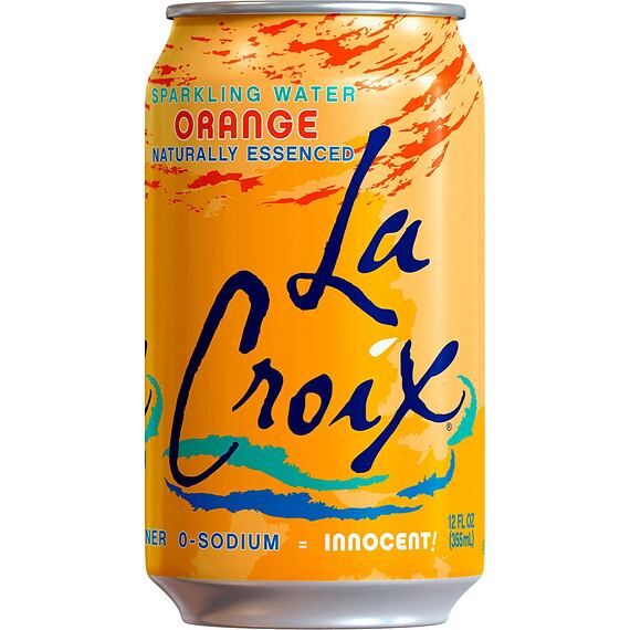 La Croix sycený nápoj s příchutí pomeranče 355 ml Celé Balení 24 ks