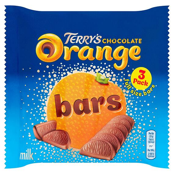 Terry's milk chocolate bar with orange flavor 3 x 35 g
