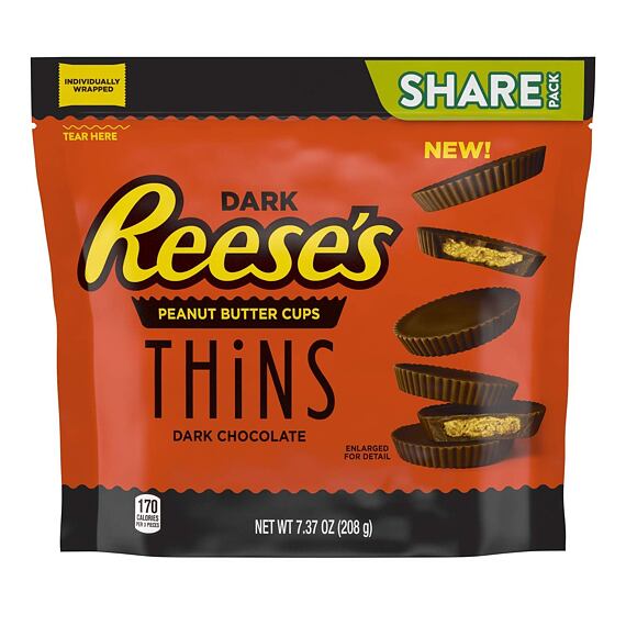 Reese's Dark Peanut Butter Cups Thins 208 g