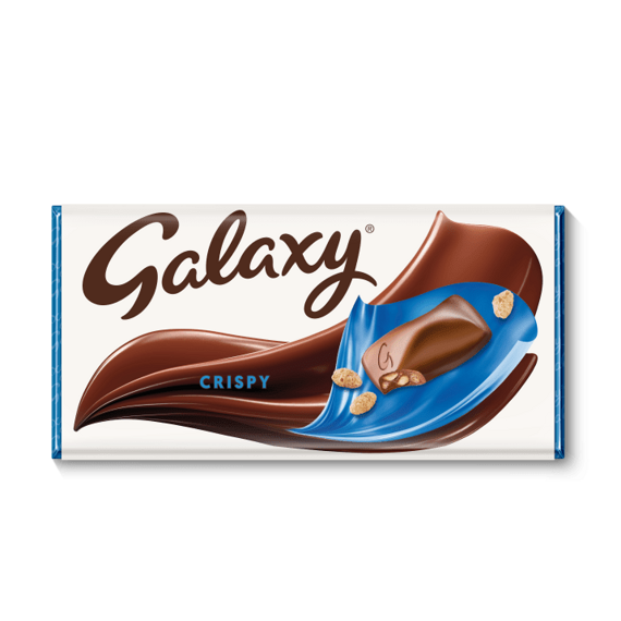 Galaxy Crispy mléčná čokoláda s cereálními kousky 102 g