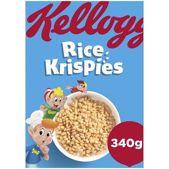 Kellogg's Rice Krispies rýžové pufované cereálie 340 g