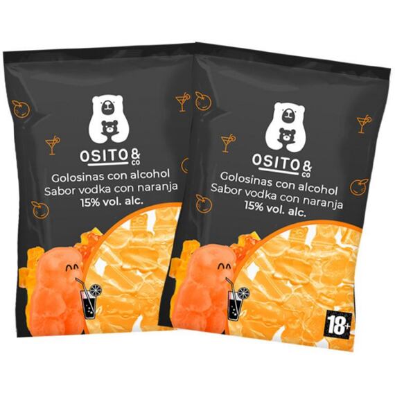 Osito & Co želé s pomerančovou příchutí a vodkou 120 g