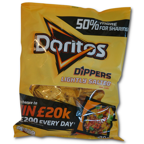 Doritos jemně solené kukuřičné tortillové chipsy 270 g