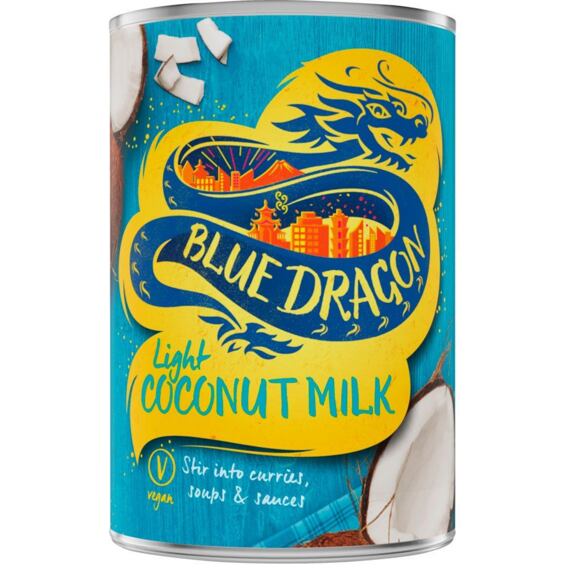 Blue Dragon odtučněné kokosové mléko 400 ml