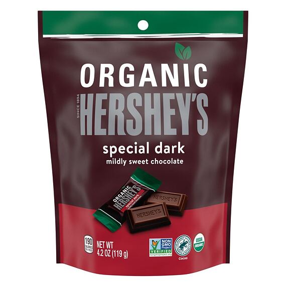 Hershey's mini organické hořké čokoládky 119 g
