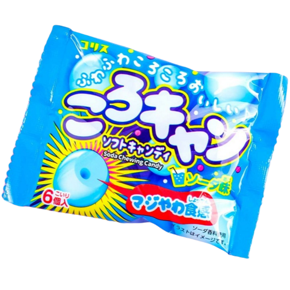 Coris Koro Can gumové bonbony s příchutí sodovky 15 g