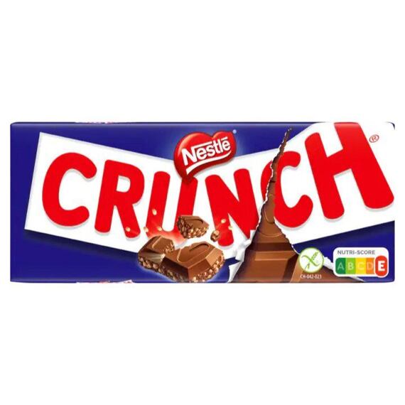 Nestlé Crunch mléčná čokoláda s křupinkami 100 g