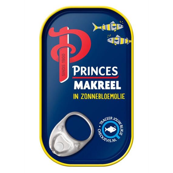 Princes mackerel in sunflower oil 125 g