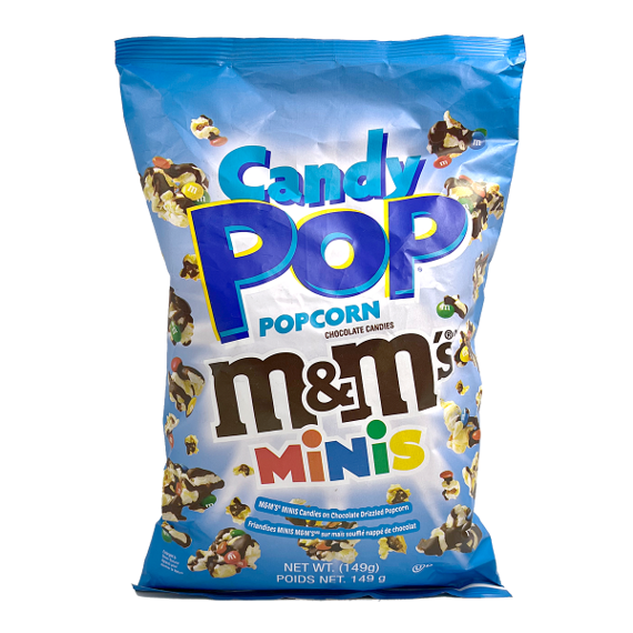 Candy Pop sladký popkorn s kousky bonbonků M&M's z mléčné čokolády 149 g