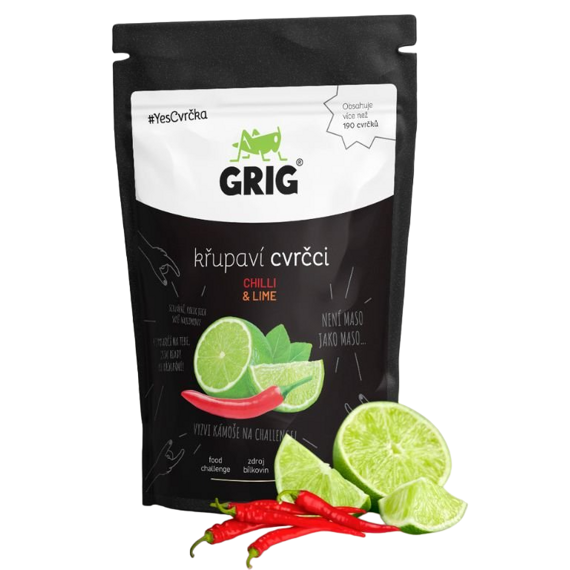 Grig crispy crickets with chili and lime flavor 20 g