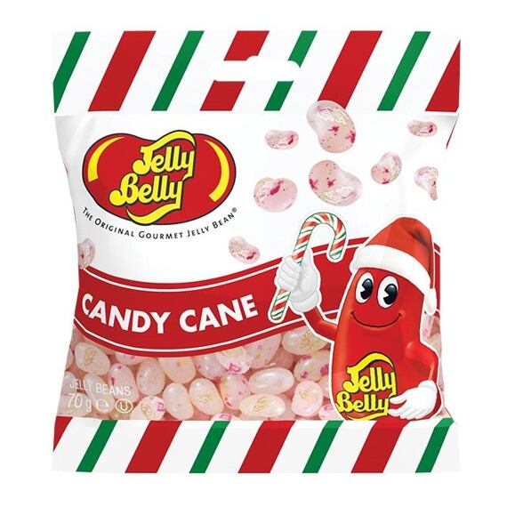 Jelly Belly chewing candies with the flavor of Christmas lollipop Candy Cane 70 g