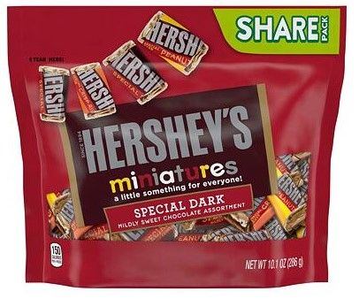 Hershey's mix of mini semi-sweet dark chocolates 286 g