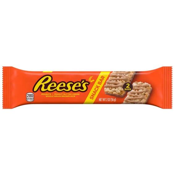 Reese's 2 peanut butter snack bars with brown rice 56 g
