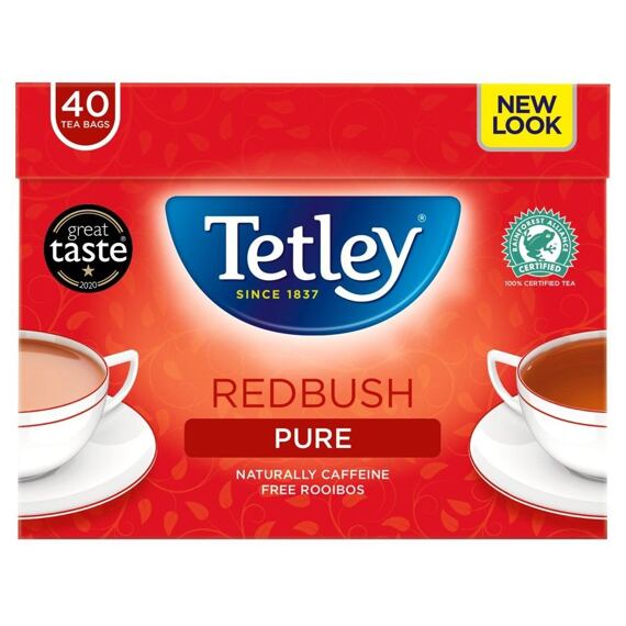 Tetley Redbush tea 40 pcs 100 g