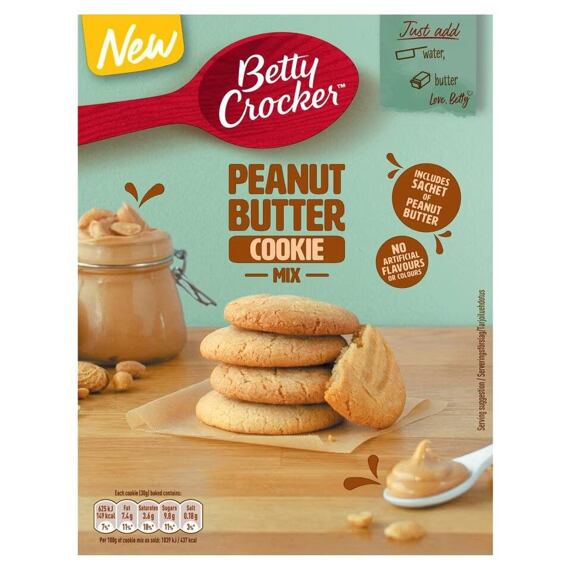 Betty Crocker směs na přípravu sušenek s arašídovým máslem 310 g