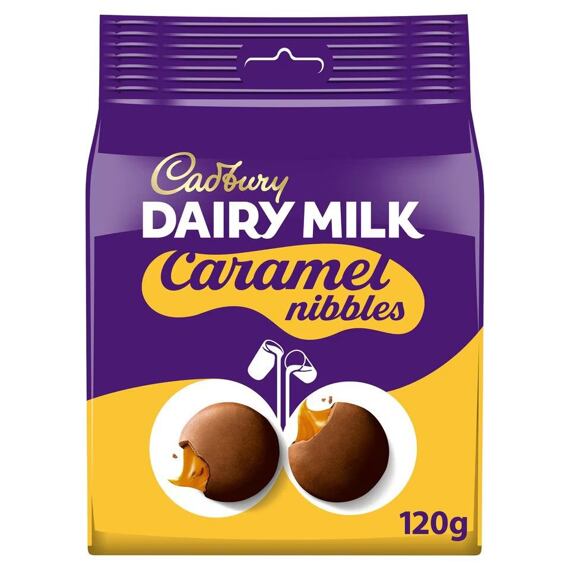 Cadbury caramel nibbles 120 g