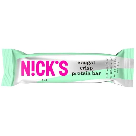 Nick's protein bar with nougat and hazelnut flavor 50 g