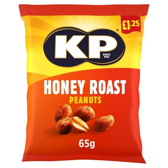 KP pražené arašídy s příchutí medu PM 65 g