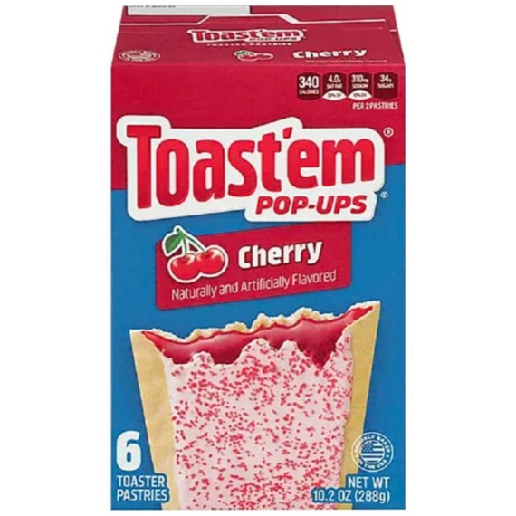 Toast'em pšeničné taštičky s náplní a polevou s příchutí třešní 288 g