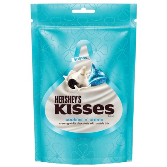 Hershey's Kisses pusinky z bílé čokolády s příchutí sušenek a krému 33,6 g