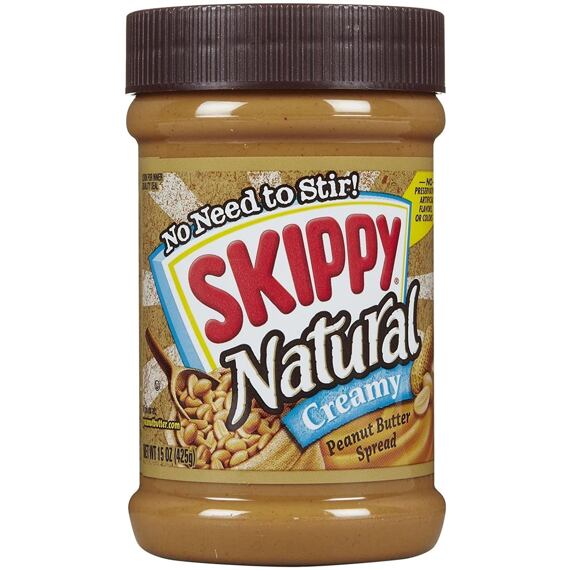 Skippy Natural Creamy Peanut Butter 425 g