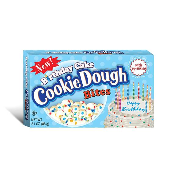 Cookie Dough Bites sušenkové kousky s příchutí narozeninového dortu 88 g