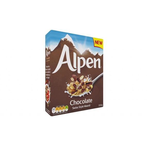 Alpen čokoládové müsli 550 g