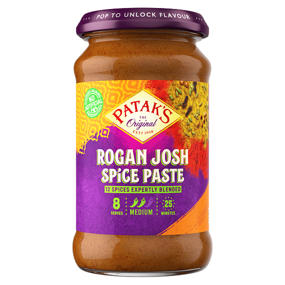 Patak's spicy paste for cooking Rogan Josh 283 g