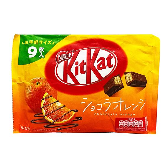 Kit Kat mini tyčinky s příchutí pomeranče v čokoládové polevě 99 g