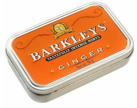 Barkleys ginger & mint dragee 50 g