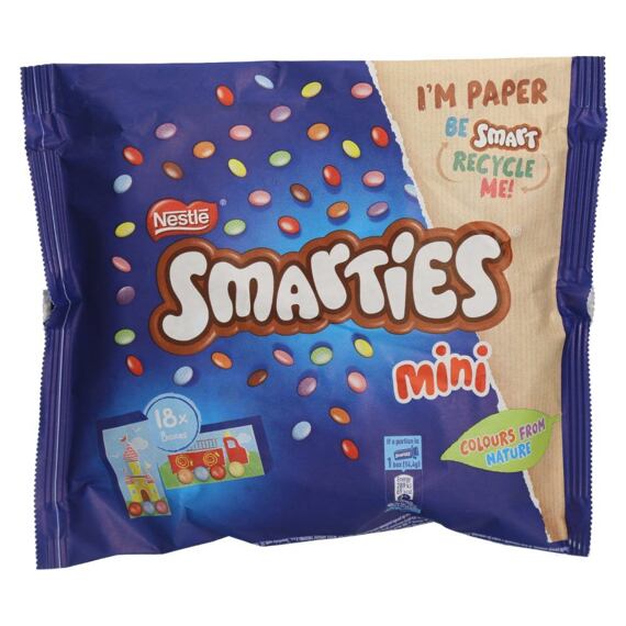 Smarties mini čokoládové bonbonky v cukrové skořápce 259 g