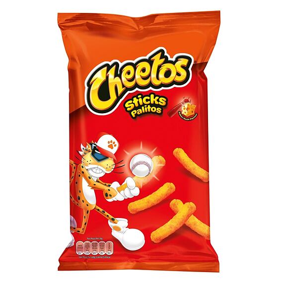 Cheetos Sticks Palitos kukuřičné křupky s příchutí sýru a kečupu 96 g