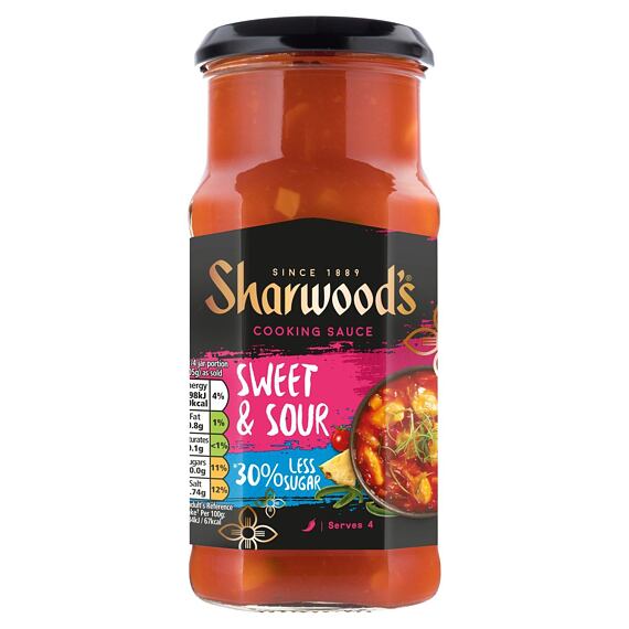 Sharwood's sladkokyselá omáčka se sníženým obsahem cukru 425 g