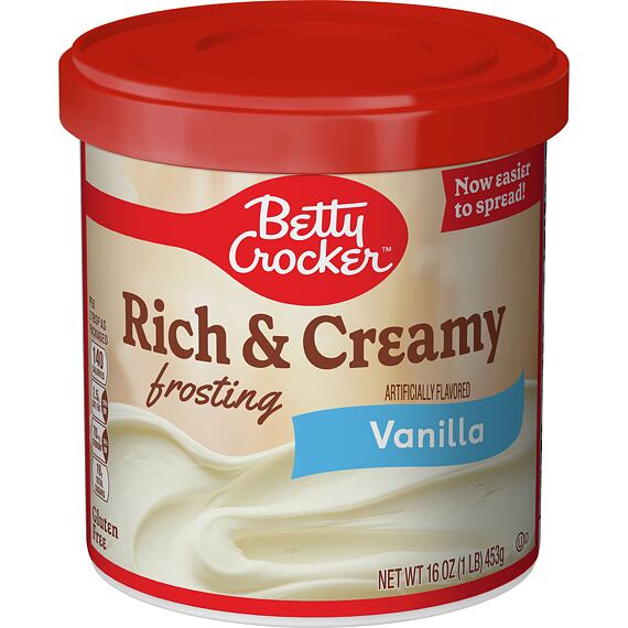 Betty Crocker dortová poleva s příchutí vanilky 453 g