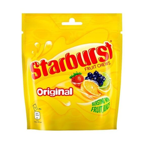 Starburst Original Pouch žvýkací bonbonky s příchutí ovoce 152 g