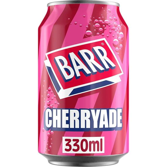 Barr carbonated drink with cherry flavor 330 ml