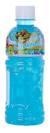 Coco Moco drink with pieces of jelly with cocktail flavor 350 ml