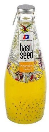 Basil Seed nápoj se semínky bazalky a příchutí ananasu 290 ml