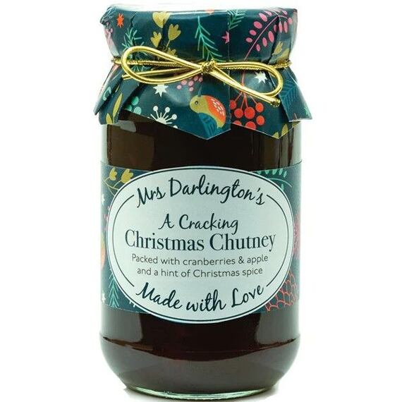 Mrs Darlington's Christmas chutney with cranberries and apples 312 g