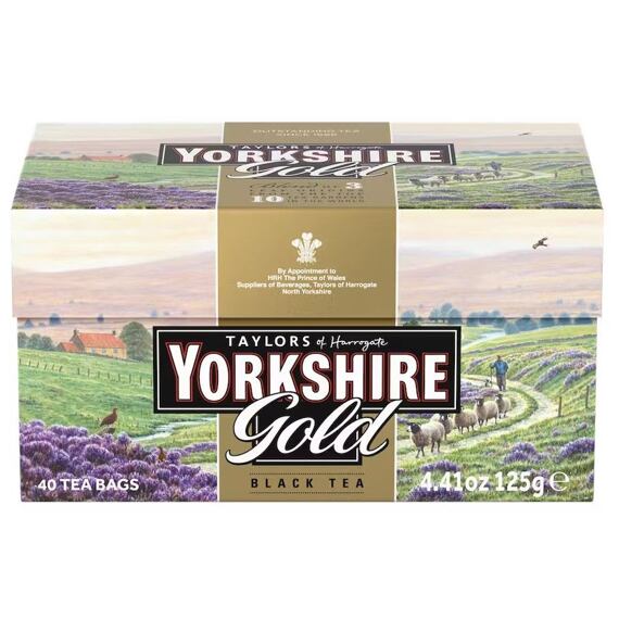 Taylors Yorkshire Gold Black Tea 40 pcs 125g PM