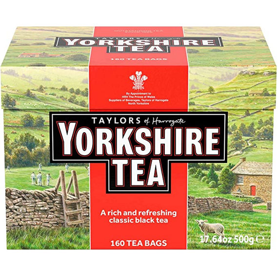 Taylors Yorkshire black tea for hard water 160 pcs 500 g