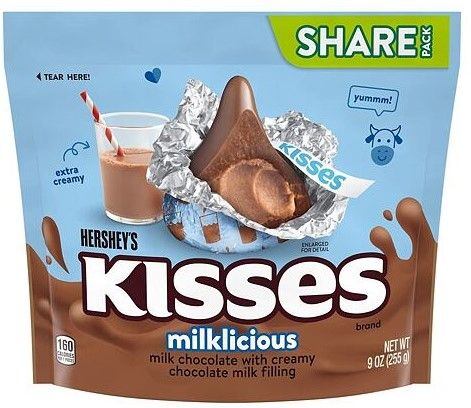 Hershey's Kisses mléčná čokoláda s krémovou náplní 255 g