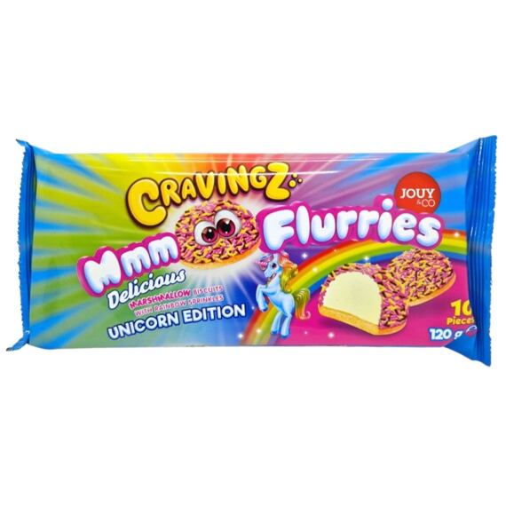 Jouy & Co Flurries cookies filled with marshmallows and colorful sprinkles 120 g