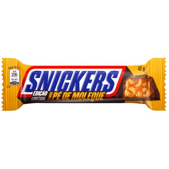 Snickers Sabor Pé De Moleque karamelová tyčinka s arašídy 42 g