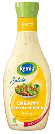 Remia krémový salátový dresing s příchutí citronu a pepře 450 ml