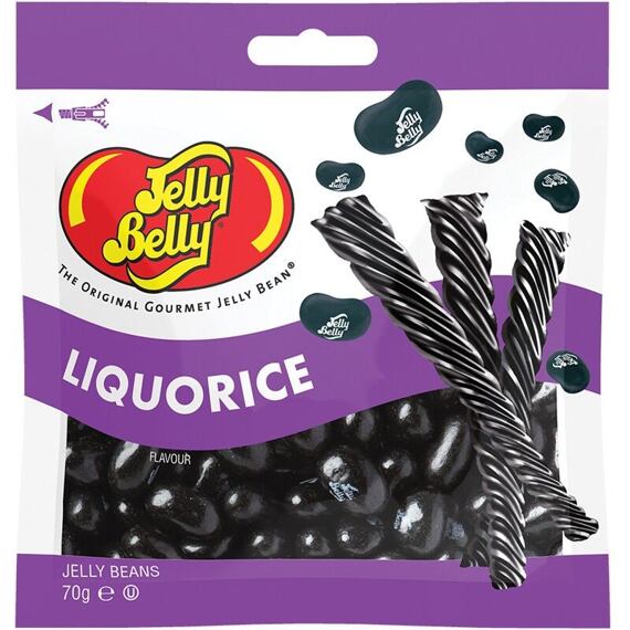 Jelly Belly Jelly Beans žvýkací bonbonky s příchutí lékořice 70 g