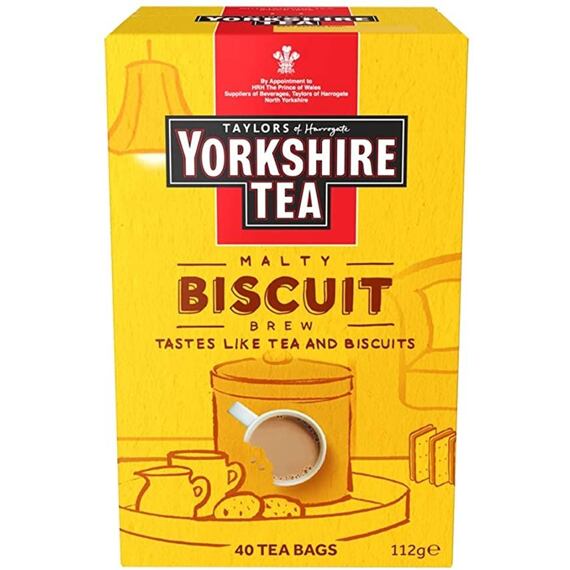 Yorkshire Tea Malty Biscuit Brew Black Tea 40 ks 112 g