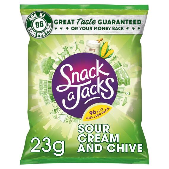 Snack a Jacks Sour Cream and Chive 23 g